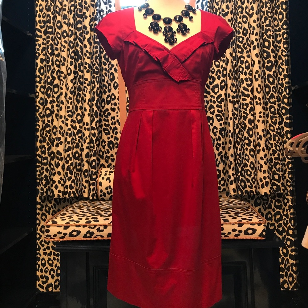 A-line Red dress by Nanette Lepore size 8